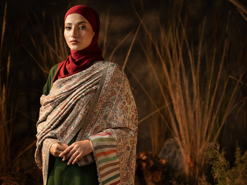 Kaani Pashmina Luxury Shawl Light