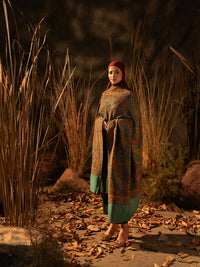 Kaani Pashmina Luxury Shawl Dark Base