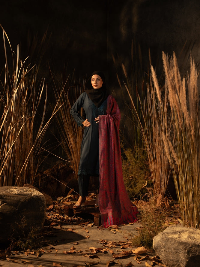 Kaani Pashmina Luxury Shawl Pink