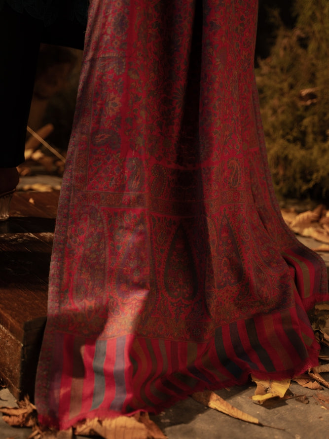 Kaani Pashmina Luxury Shawl Pink
