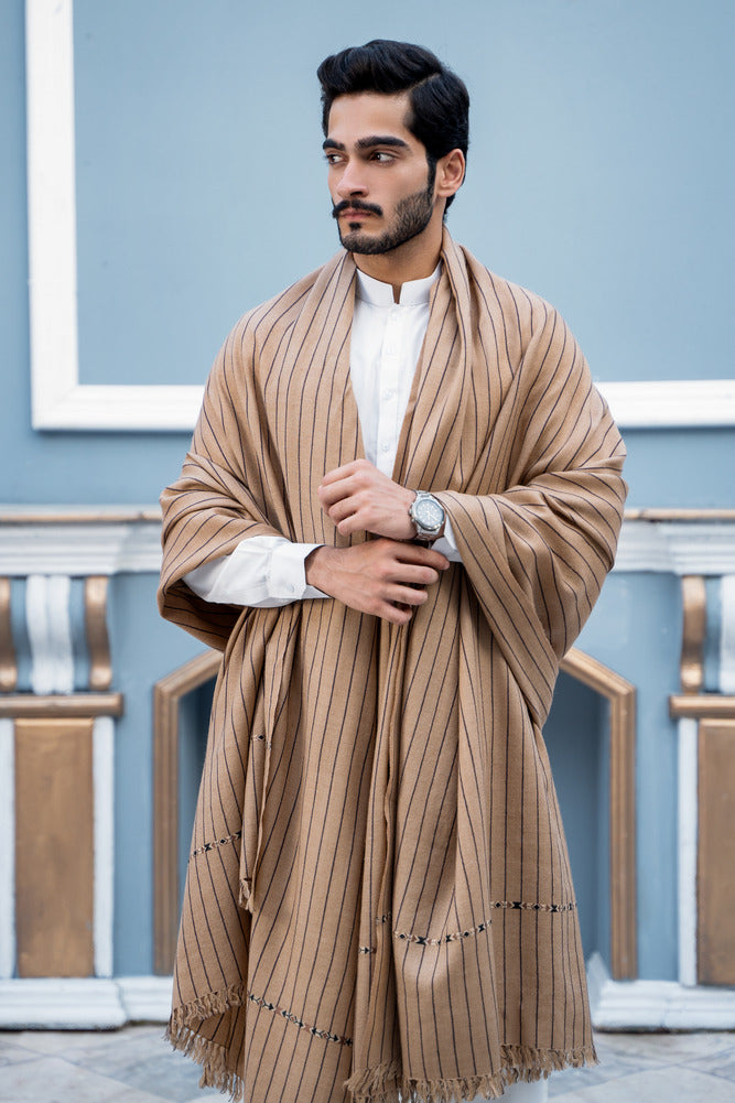 Pallandri Striped Luxury Dhussa