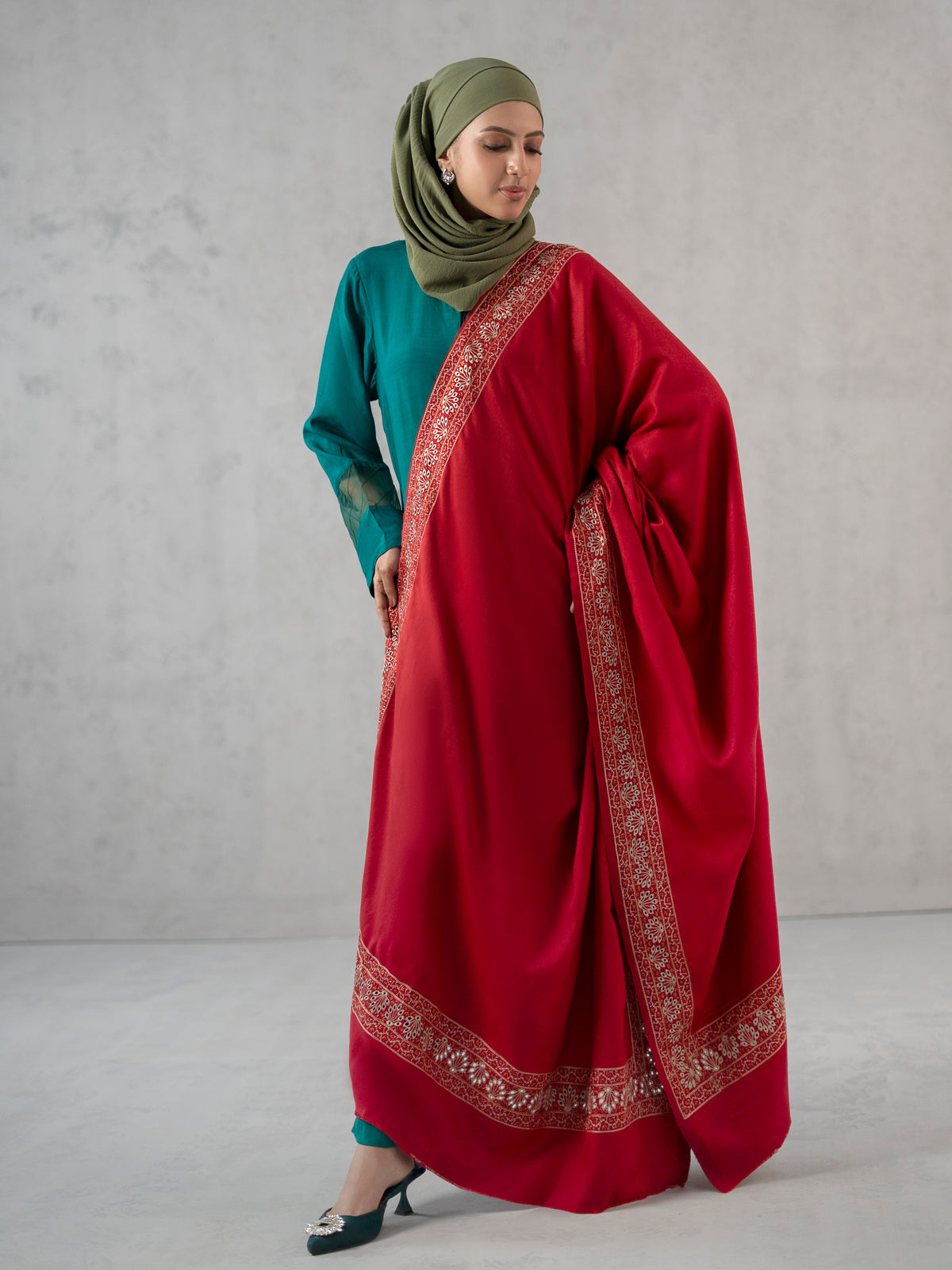 Kaari Border Shawl