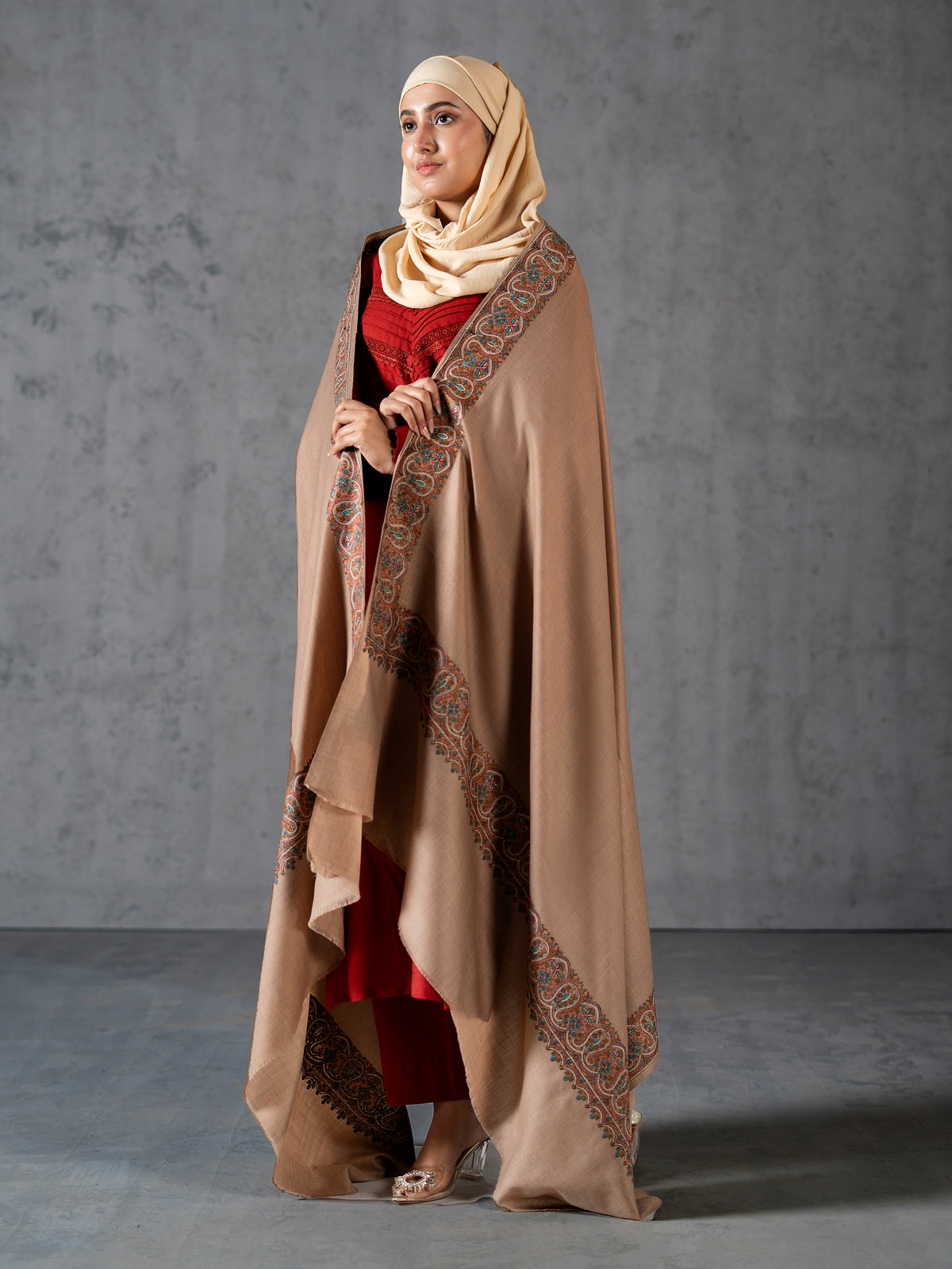 Multicolor Kashmiri Floral Border NEW