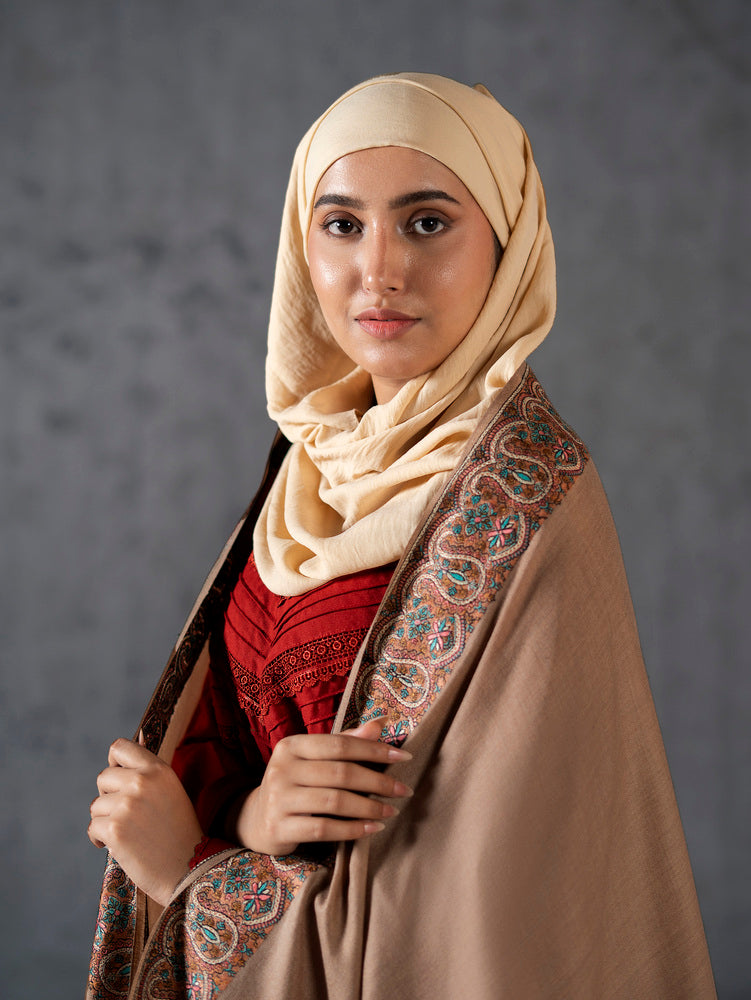 Multicolor Kashmiri Floral Border NEW