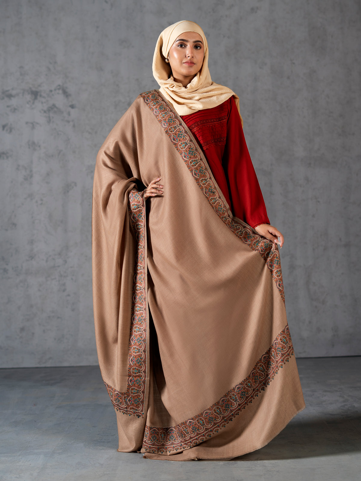Multicolor Kashmiri Floral Border NEW