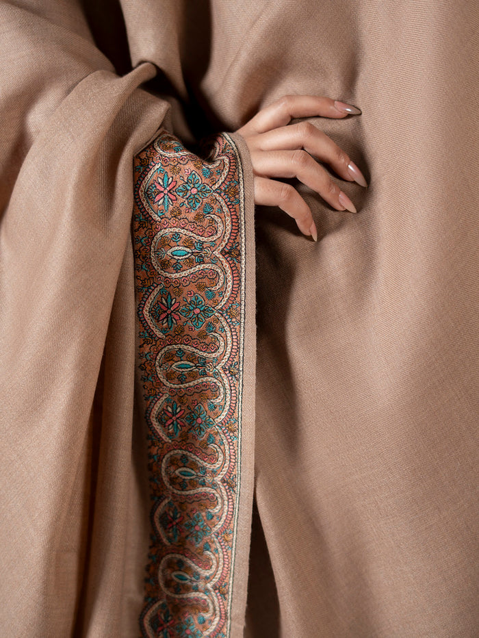 Multicolor Kashmiri Floral Border NEW