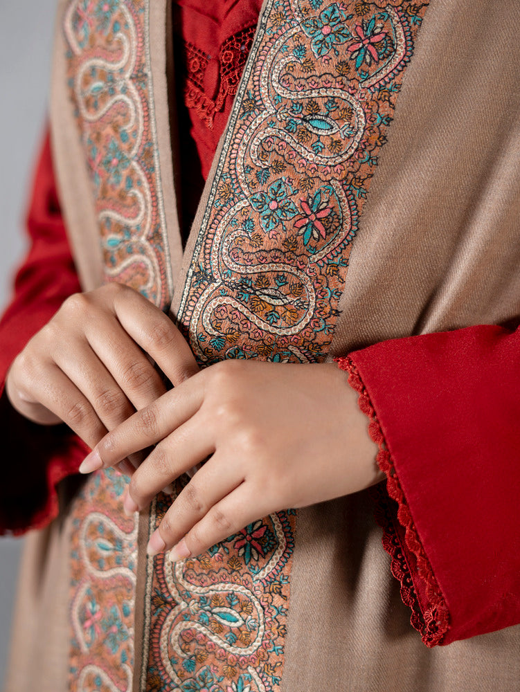 Multicolor Kashmiri Floral Border NEW