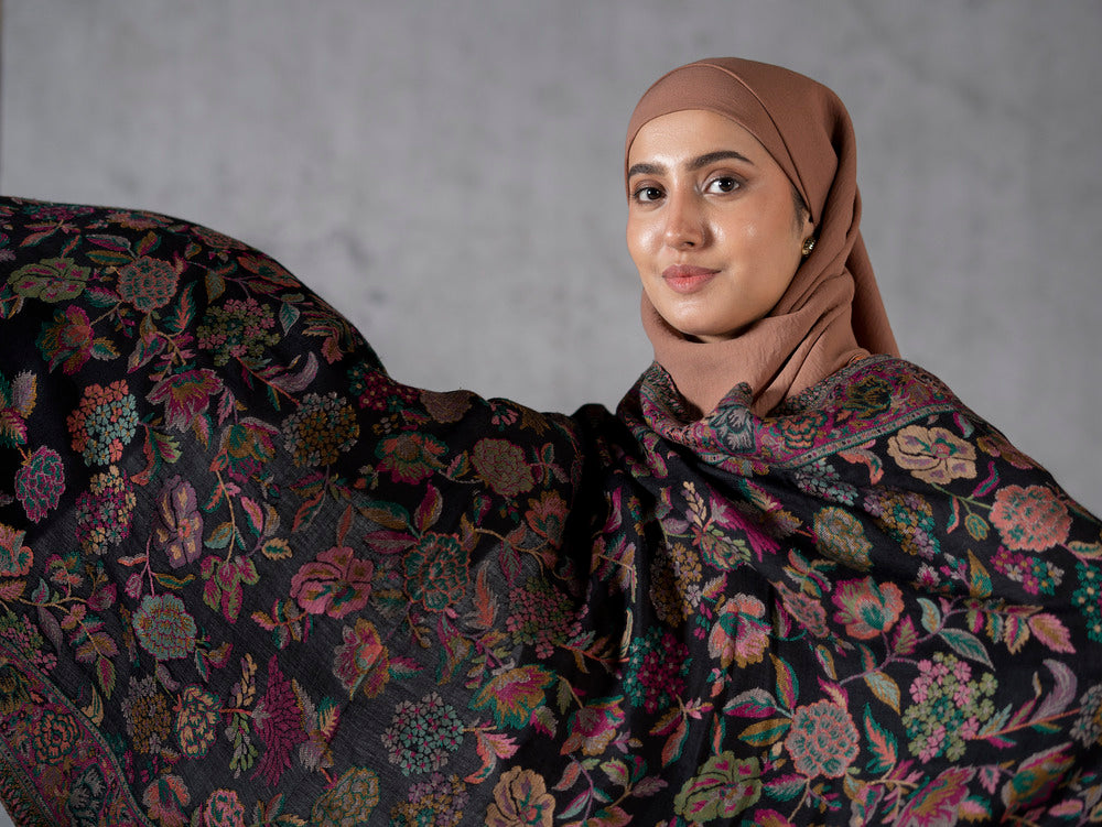 Floral Kaani Stole