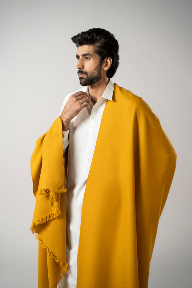 Kashmiri Shawl Mustard