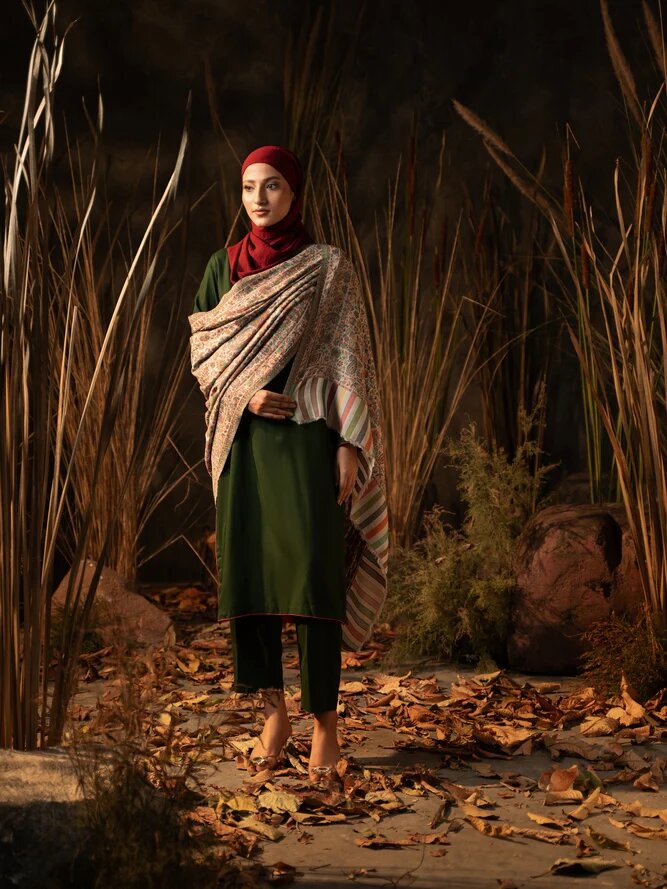 Kaani Pashmina Luxury Shawl Light