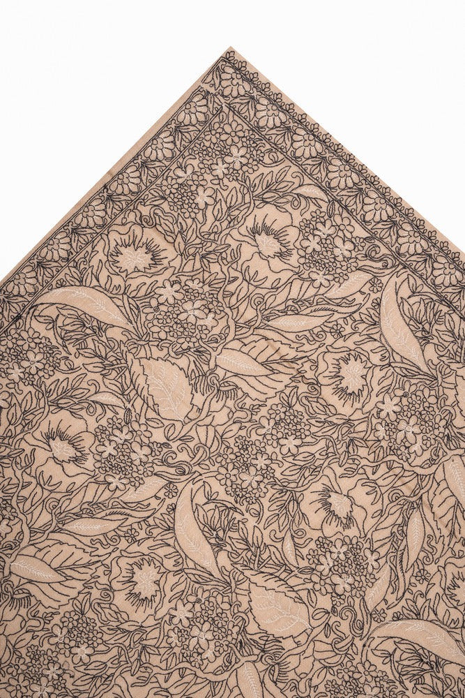 Kashmiri Floral Jaal skin Brown