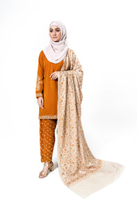 Zarq Shawl Beige